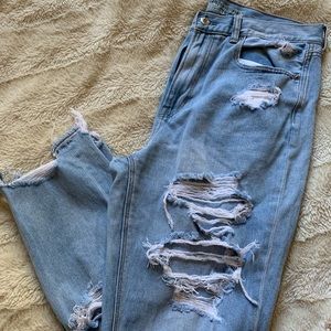 Distressed Mom Jeans American Eagle